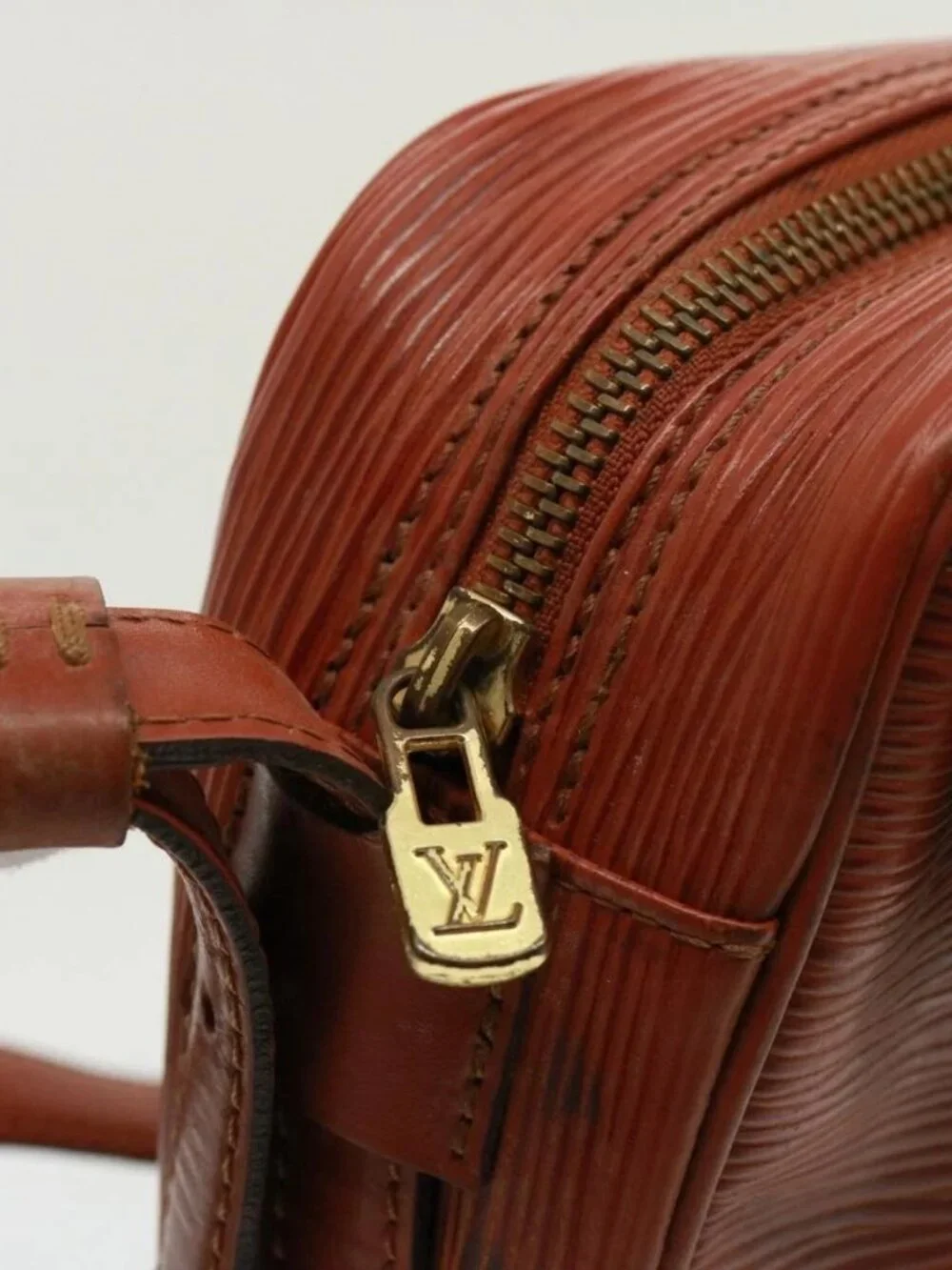 LOUIS VUITTON Epi Jeune FilleMM Shoulder Bag Brown M52153 LV Auth th5030 - Picture 12 of 16